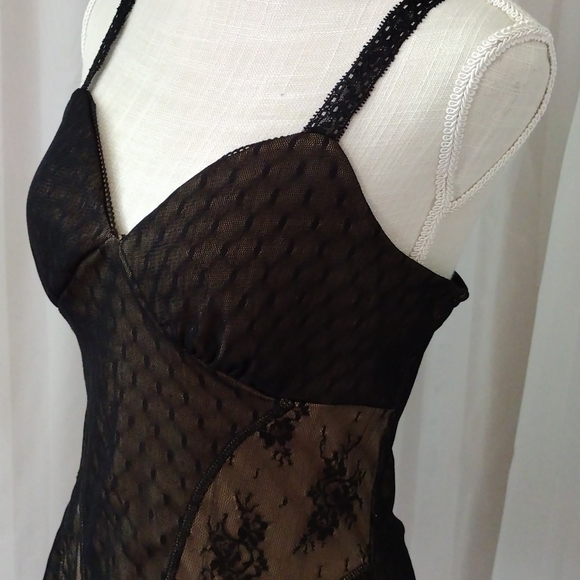 VTG 90s Glam Babydoll Top. Size L - Picture 5 of 12